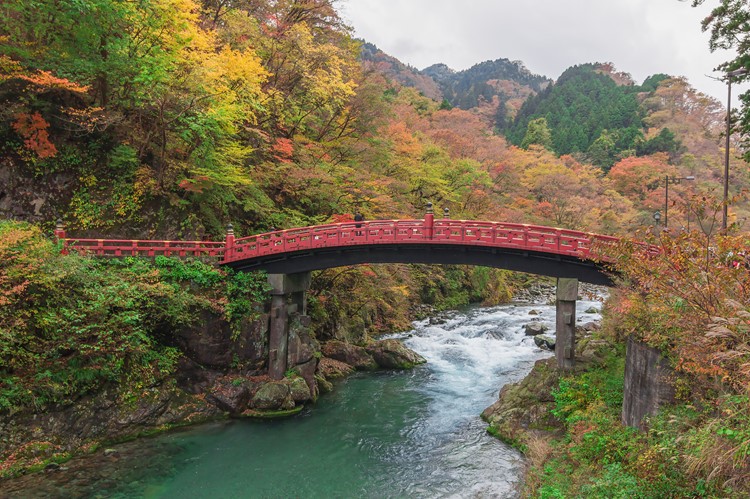 De Schinkyo brug in Nikko - Japan